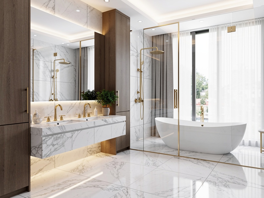 Lắp đặt hệ thống ống nước phòng tắm cao cấp